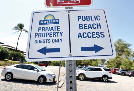 Residents want county to manage popular beach parking lot